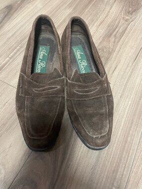 Vintage Brown Suede Women's Loafers size 6.5